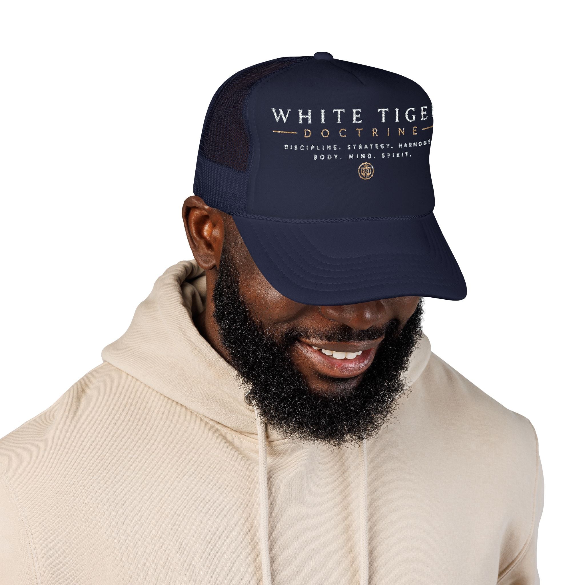 White Tiger Doctrine Unisex Trucker Hat