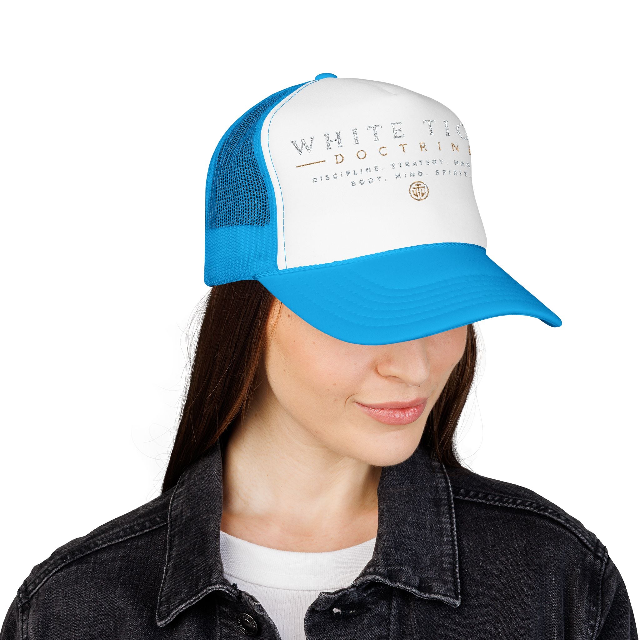 White Tiger Doctrine Unisex Trucker Hat